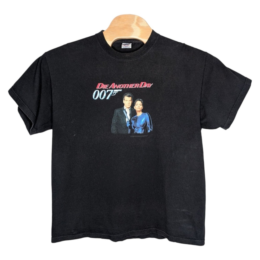 Vintage James Bond Die Another Day 007 Movie Promo T Shirt XL Hollywood Video 02
